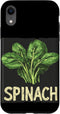 Spinach Outfit Spinach Style for Everyday Nutrition and Food Lovers Case for iPhone XR