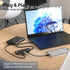 TOTU 4-Port 5Gbps USB C Hub, USB C Hub Extra Light Data Hub USB Adapter, USB C Hub Compatible with, USB Flash Docking