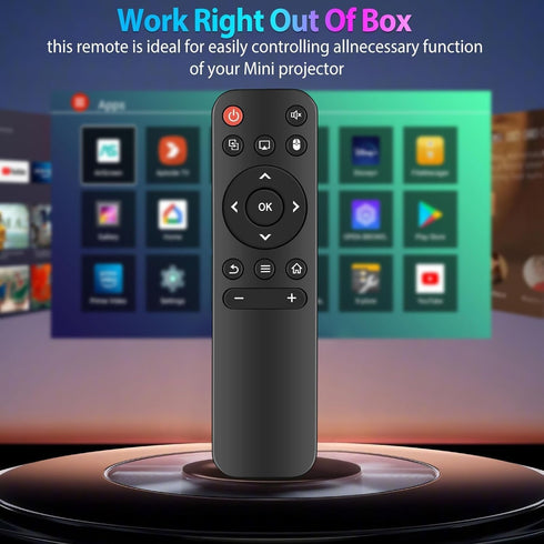 RETROSUN HY300 Replacement Remote Control for Trunera PRO HiFi Smart Mini Projector