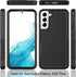 Samsung Galaxy S22 Plus Case, Dual Layer Protective Heavy Duty Cell Phone Cover with Screen Protector, Black