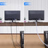 AGPTEK Cable Sleeve Cover, 10ft - 1.5 inch Wire Organizer for Home Office, Protects Cables from Pets