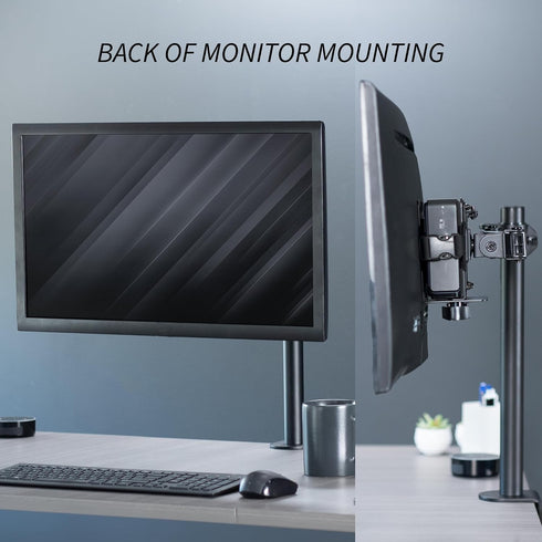 VIVO Adjustable Thin Client Mini PC Mount Bracket, CPU VESA Under Desk Computer Holder, Black (MOUNT-PC05C)