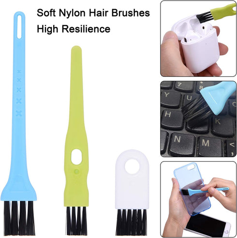 Wisdompro 45 Pcs Cell Phone Cleaning Kit, USB Charging Port Cleaner & Headphone Jack Brush Tool Set for iPhone, iPad,