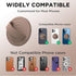 COFFKER 17/16/15/14/13/12 Magnetic Phone Grip Ring Holder, Liquid Silicone Magnet Cell Phone Grip Finger Loop