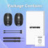 VYVIYON (2 Pack) Bluetooth Camera Remote Shutter for iPhone and Android Smartphones, Rechargeable Wireless Phone Remote