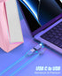 LENRUE Computer Speakers, USB/USB-C Powered PC Speakers with Loud Stereo Sound, Headphone-in for Desktop, Laptop