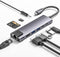 USB C Hub 9 in 1 Multiport Adapter with Gigabit Ethernet, 100W PD, 4K@60Hz, for MacBook, iPad Pro, iPhone 15