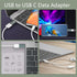 USB to USB C Adapter, USB C Female to USB Male OTG Converter for MacBook, iPad, Desktop, Projector - 2PCS