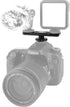 Dual Cold Shoe Mount Bracket, Chromlives Dual Hot Shoe Extension Bar, Cold Shoe Mount Plate Adapter for Microphone, LED