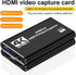 dobestyou 4K 3.0, 1080p 60fps, PS5, Capture Card Black for Streaming, Recording & Gaming Video Capture Device with USB