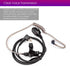 Acoustic Tube Earpiece with Mic for Motorola Walkie Talkies, Compatible with Motorola 2 Way Radios (Black)