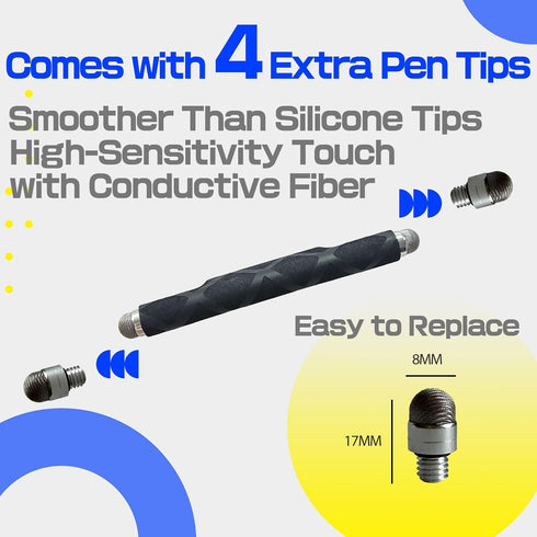 Rewtrux Motorcycle Stylus Pen, Magnetic Stylus, Phone Stylus for Motorcycle, Glove-Friendly Pen, Anti-Loss Strap, Metal