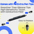 Rewtrux Motorcycle Stylus Pen, Magnetic Stylus, Phone Stylus for Motorcycle, Glove-Friendly Pen, Anti-Loss Strap, Metal