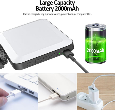 XINBAOHONG Rechargeable Selfie Light, Clip Fill Light for Phone Laptop Tablet Portable Light for Video Conference Live