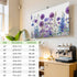 Trosturdspn 55 Inch Watercolor Floral Indoor TV Cover LCD TV Screen Protector Stretchable Television Dust Cover Spring
