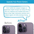 MEEFIX (2-Pack) 14 Pro/14 Rear Camera Lens Replacement for iPhone Pro Max with Pre-Installed and Extra Adhesive