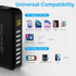 USB Charging Station Ziwodiv 8-Port 60W/12A USB Charger Hub, Compact Desktop Charger for iPhone, iPad, Samsung