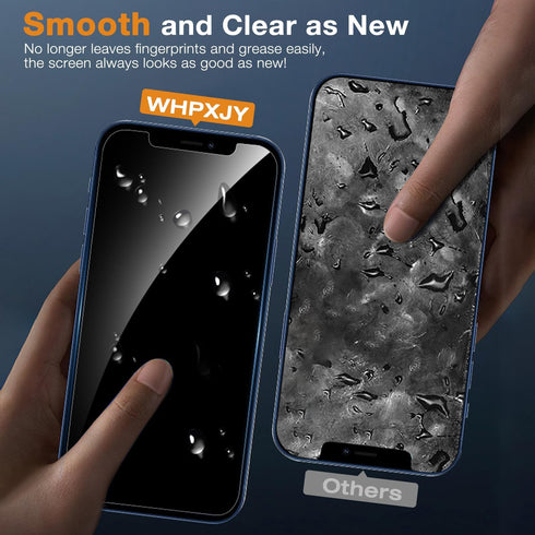 3 Pack Tempered Glass Screen Protector for iPhone 12/12 Pro - HD Clear, Shatterproof, Anti-Scratch, Bubble Free, Easy