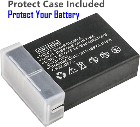 Kastar 4-Pack Battery and USB Charger for Canon LP-E17 LPE17, 9967B02, BG-E18 Grip, EOS R8, R50, R100 Cameras