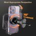 Magnetic Car Mount Air Vent Cell Phone Holder, Universal Vehicle Dash Stand with Clip Hook for iPhone, Samsung, Google