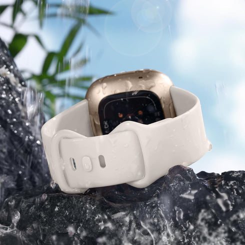 Getino Compatible with Fitbit Sense 2/Sense Bands/Versa 4/Versa 3 Bands for Women Men, Soft Sport Accessories, Band for