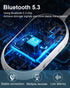 Ankilo 5.3 2-in-1 3.5mm 18+ Bluetooth Transmitter Receiver for Car, Wireless Audio Adapter with AUX, Low Latency