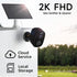 Security Cameras Wireless Outdoor, Battery Powered with IP65 Waterproof, Two-Way Audio, Color Night Vision, No