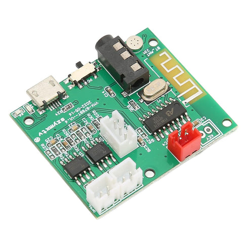 Power Amplifier Board - Stable PCB Bluetooth 5.0 Module with 3.5 AUX Input, 3POUT Output, Includes Power and Sound