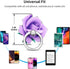Flower Cell Phone Ring Holder, Rose Phone Grips Stand for Women, Smartphone Tablet Accessory (MTPG-PU)