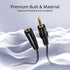 TNP AUX Headphone 3.5mm Extension Cable (3 Feet) - Male to Female Audio Auxiliary Jack Adapter