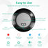 SEVENKA 2 Bluetooth Mini Speakers, 3W Portable Wireless Speaker with Lanyard, Water Resistant, Rechargeable (Black)