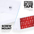 8 Shelf Wall Mount for Speakers, Security Cameras, Baby Monitors, Plants Toys & More, Floating Shelves, Adhesive