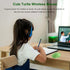 Cute Animal Turtle Shaped Wireless Mouse, 3 Buttons, 1600 DPI Kawaii Silent Optical Cordless Mice for Laptop PC (Green)