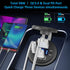 12V USB Outlet Qidoe USB C Car Charger Socket Dual PD 30W and 18W QC3.0 Port USB Car Socket with Voltmeter Button Switch Lengthened Waterproof USB Power Outlet for Car Boat Marine RV Vehicle