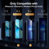 Privacy Screen Protector 2 PACK for iPhone 14, iPhone 13 Pro, iPhone 13, 25 Degree Anti Spy Tempered Glass, Gradient