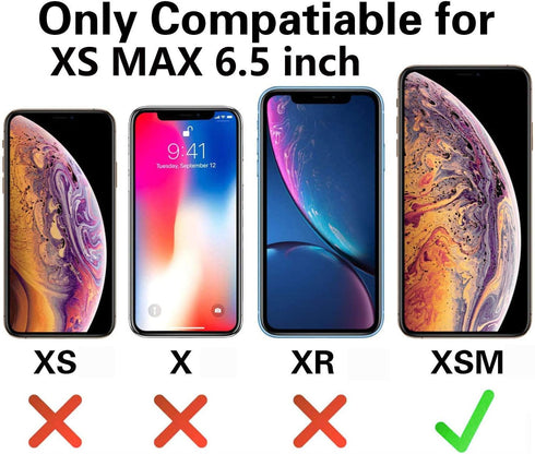 J.west iPhone Xs Max Case, Luxury Opal Sparkle Bling Design, Crystal Clear Soft TPU Silicone Cover for Girls