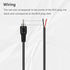 4 Pack RCA Male to Speaker Wire, RCA Male Plug Adapter Connector to Bare Wire Open End Audio Cable for Amplifier Audio Video Receiver Speakers