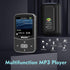 RUIZU 64GB Clip MP3 Player with Bluetooth 5.3, Portable Music Player with Voice Recorder, FM Radio, Black