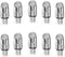 GUUGEI Mesh Fiber Tips (10 Pack), Stylus Pen Replacement Tips for Capacitive Touch Screens, High Sensitivity, Soft