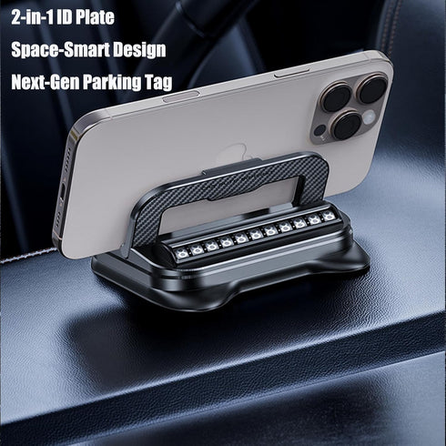 Lamsamsom 360 Car Phone Holder Degree Rotation, Suitable for car Navigation in-car Dashboard, Horizontal and Vertical