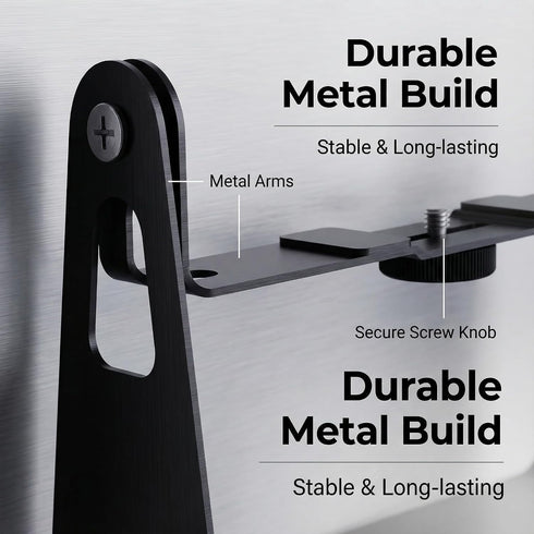 DAWASAPAT 1/4" Setup MINI Tabletop Projector Holder Mount with Screw & Cable Ties, Easy Stand for Most Projectors