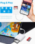 USB C SD Card Reader, USB-C to SD/Micro SD Card Reader, 2in1 High-Speed Type C Camera Memory Card Adapter