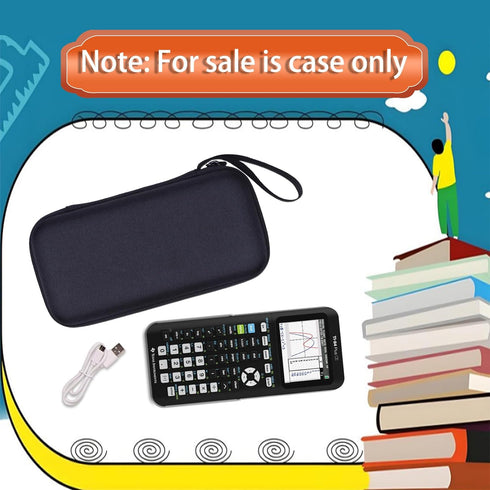 Hard Case for Texas Instruments TI-84 Plus CE/TI-84 Plus/TI-Nspire CX II CAS/TI-83 Plus Graphing Calculators (White)
