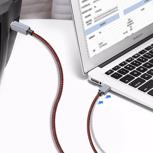 Tiierzon 1.5Ft, USB Printer Cable - Type A Male to B Male, High Speed, Compatible with HP, Canon, Dell, Lexmark, Xerox