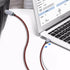 Tiierzon 1.5Ft, USB Printer Cable - Type A Male to B Male, High Speed, Compatible with HP, Canon, Dell, Lexmark, Xerox