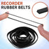 Sliverdew 50 Cassette 40-135 mm 4mm Cassette Pcs Belts Recorder Rubber Belts Recorder Repair Maintenance Tape Machine