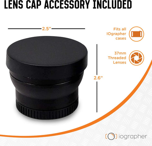iOgrapher 37mm 2X Telephoto Zoom Lens Attachment for Smartphone & Tablet Photography