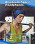 LC-dolida Wireless Bluetooth Headphones, Ultra-Thin Sports Earphones for Women, Perfect for Yoga and Workout