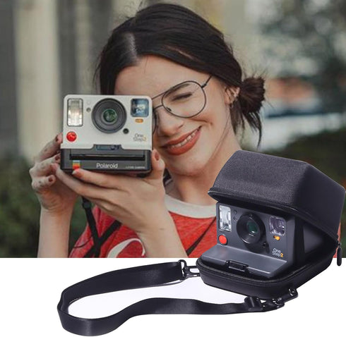 Protective Hard Shell Case for Polaroid OneStep Instant Film Cameras - Black