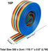 uxcell Flat Ribbon Cable, 16P Rainbow IDC Wire, 1.27mm Pitch, 3 Meters Long